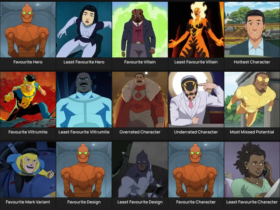 Invincible Characters