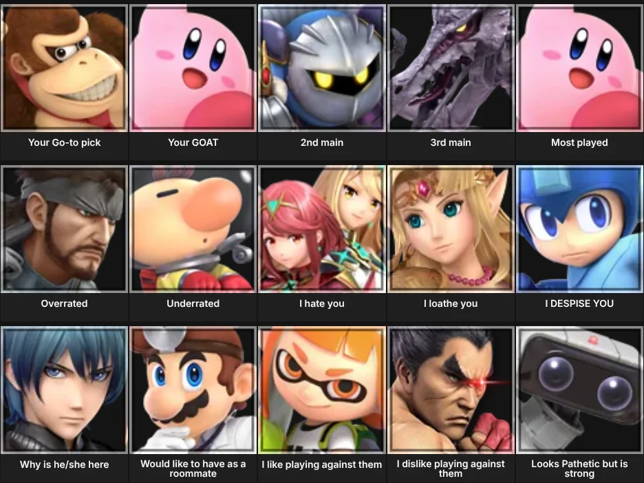 About Me: Super Smash Bros Ultimate