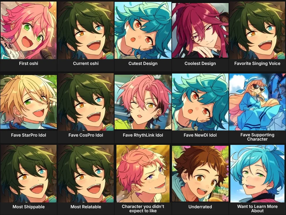 Enstars Faves