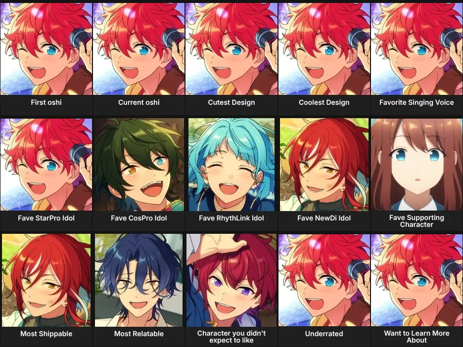 Enstars Faves