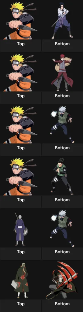 Naruto fav ships