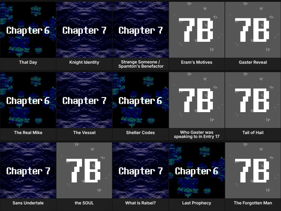 DELTARUNE Plot Points