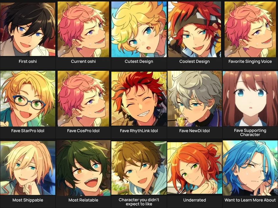 Enstars Faves