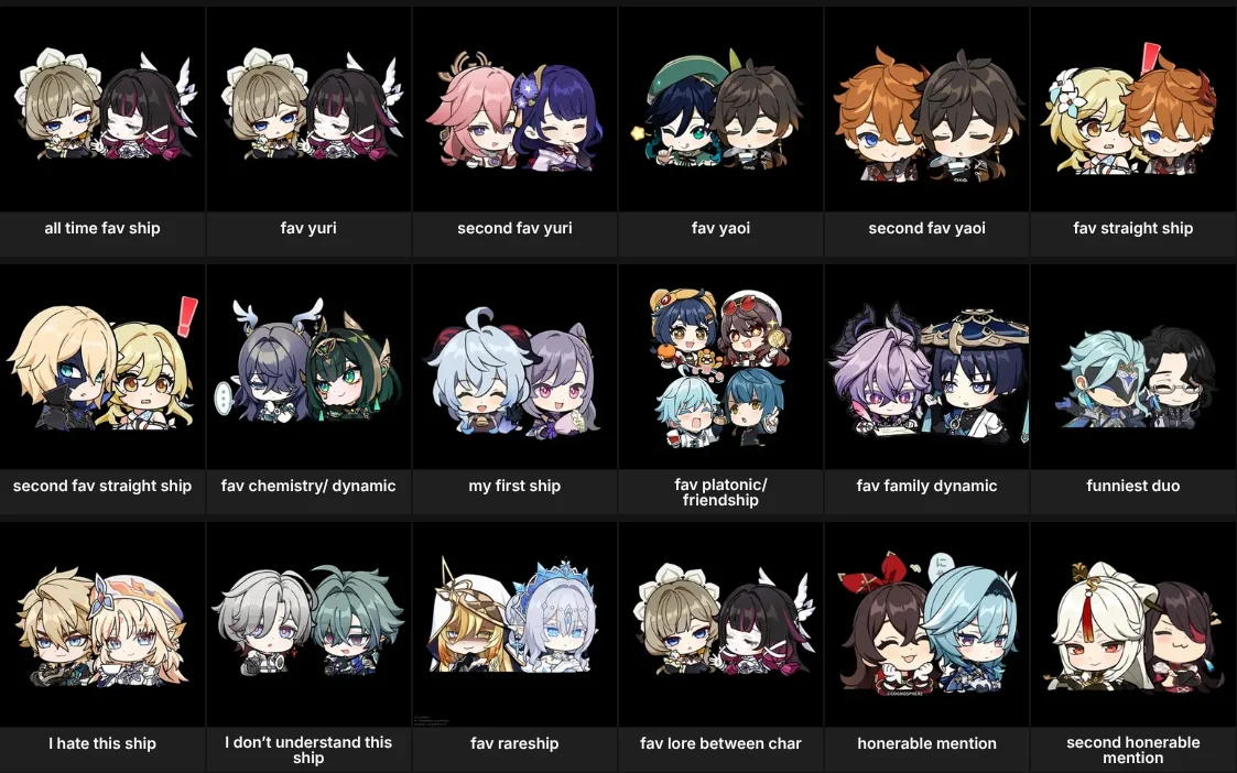 genshin ships / duo’s about me
