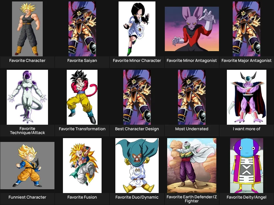 Dragon Ball Grid