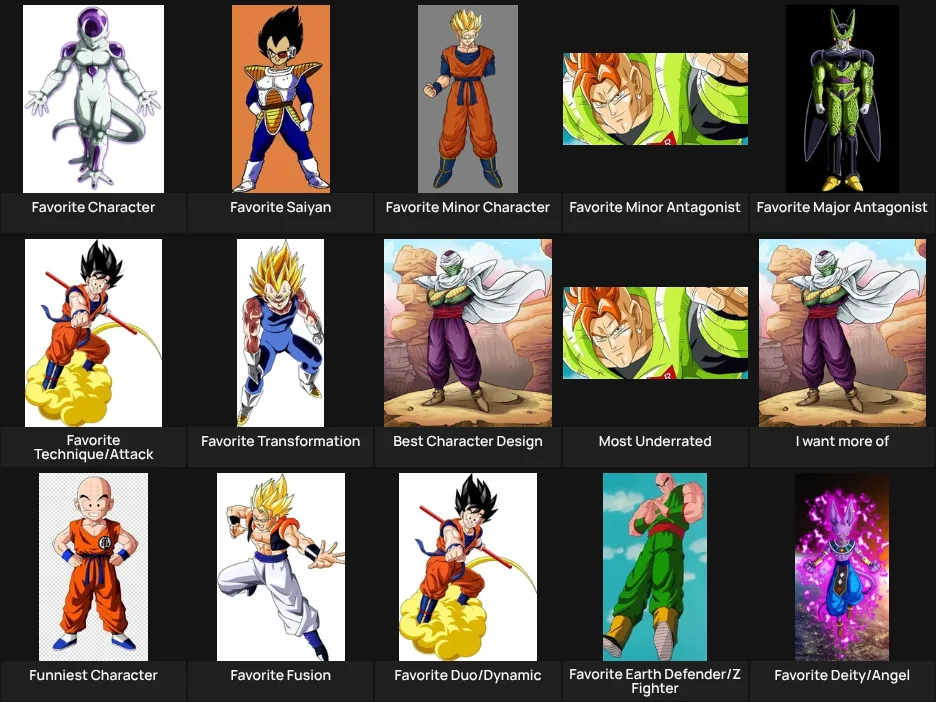 Dragon Ball Grid