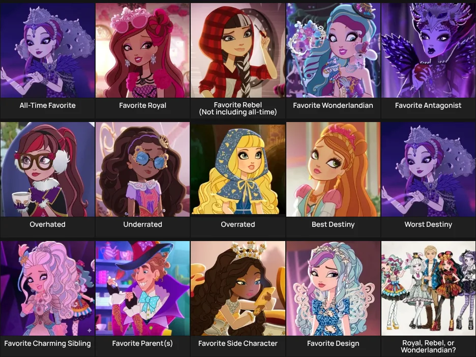 About Me: Ever After High