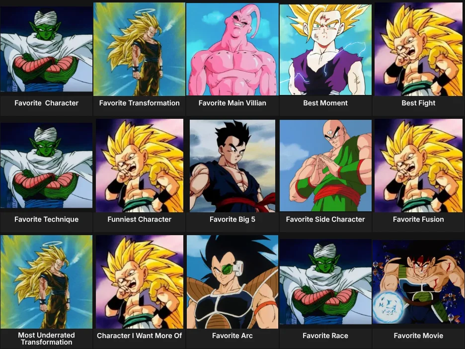 Dragon Ball: About Me