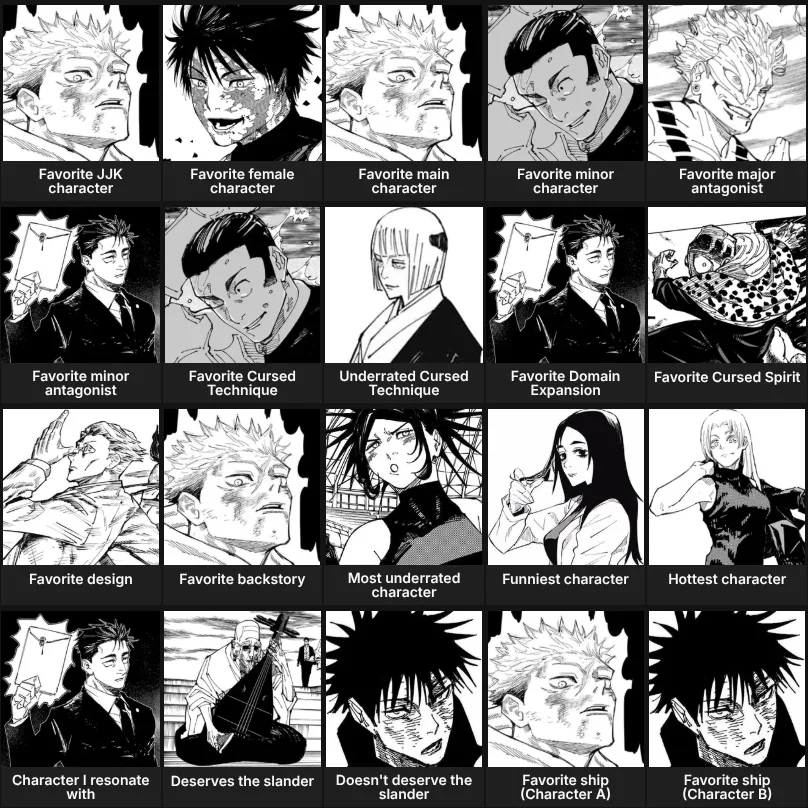 About me: Jujutsu Kaisen