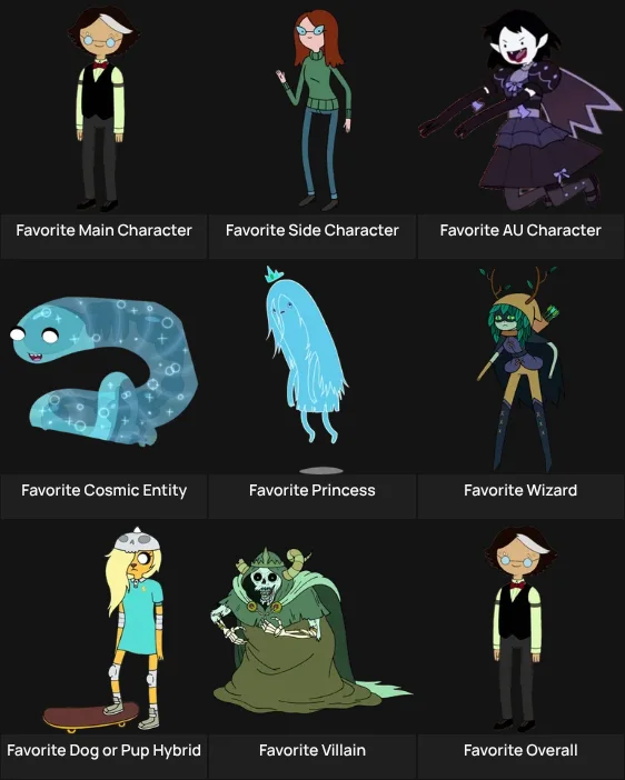 Favorite Adventure Time Characters