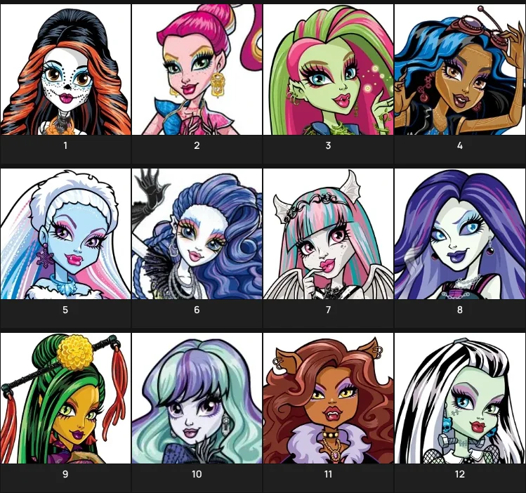 Monster High - Top 12