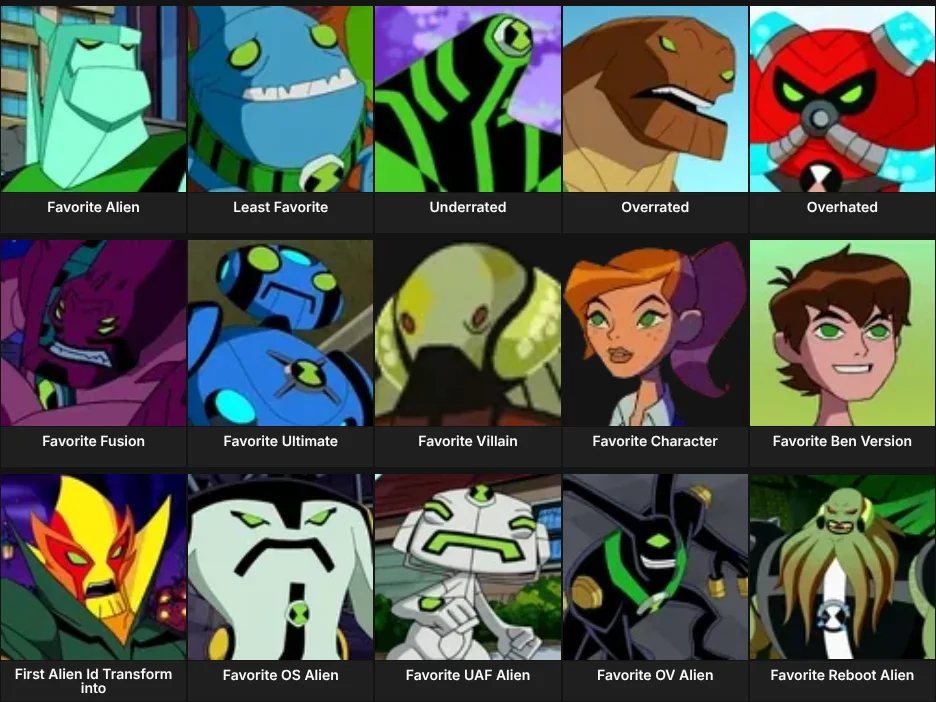 About Me: Ben 10