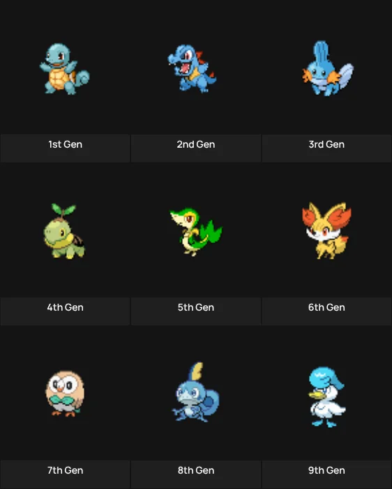 Best Starter Pokemon