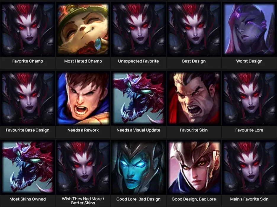 About Me (Design & Lore Edition): League of Legends
