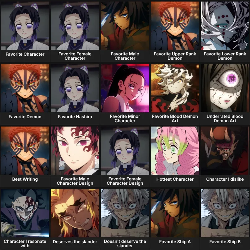 Demon Slayer: About Me