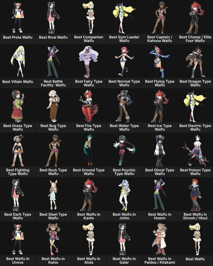 Pokémon Waifus