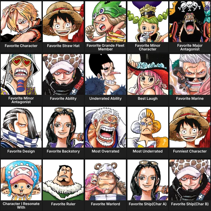 One piece characters