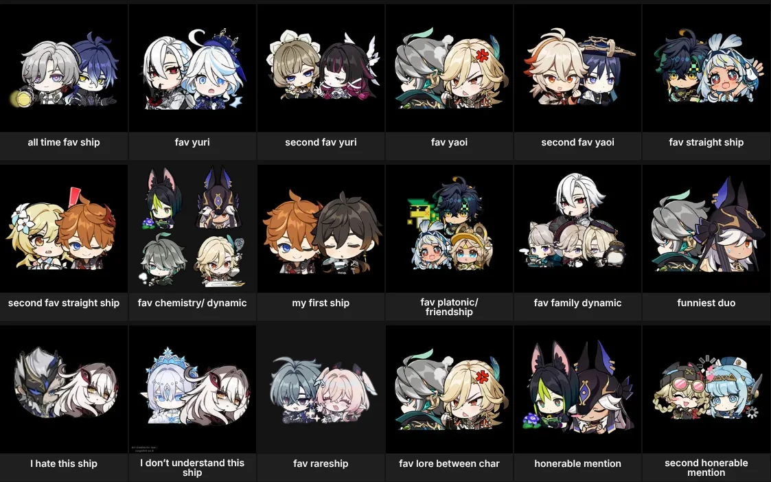 genshin ships / duo’s about me