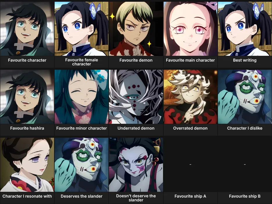 About me: Demon Slayer