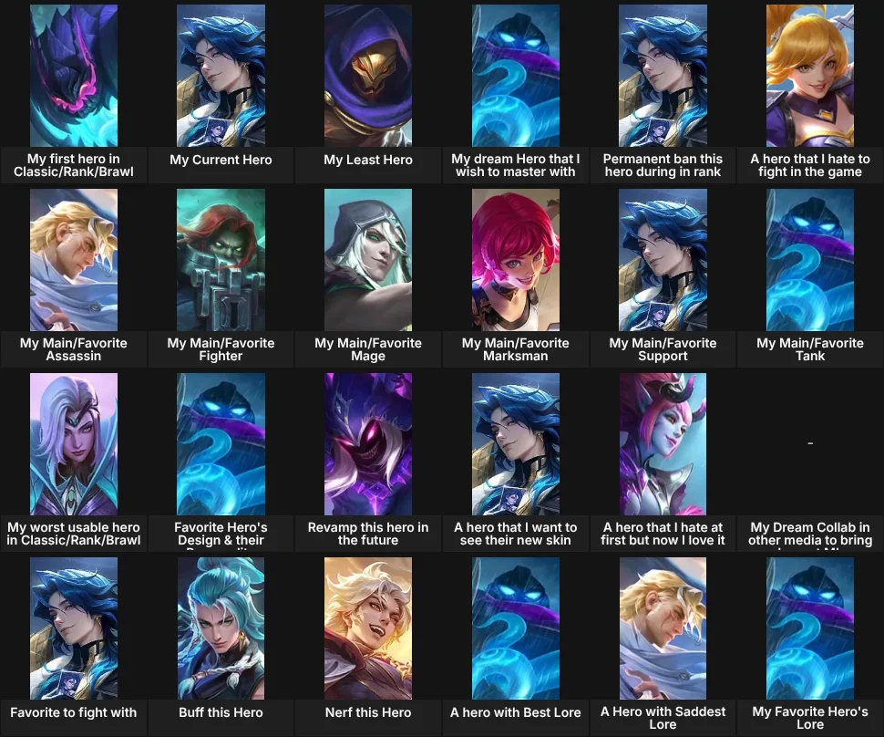 About Me: Mobile Legends Bang Bang
