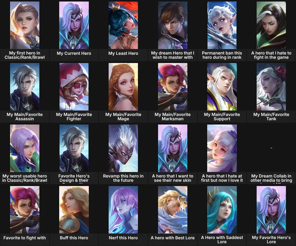 About Me: Mobile Legends Bang Bang