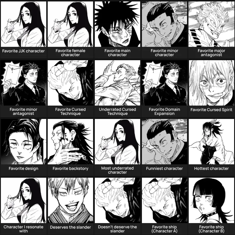 Jujutsu Kaisen: About Me