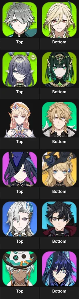 Genshin fav ships