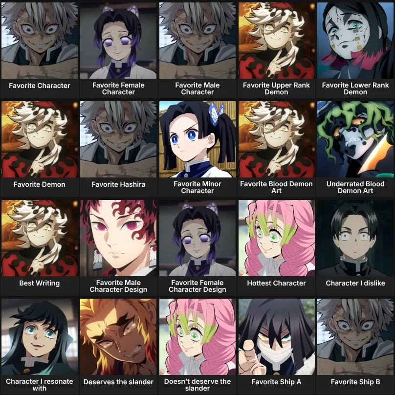 Demon Slayer: About Me