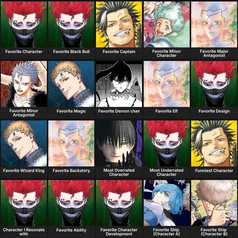 Black Clover - Character list