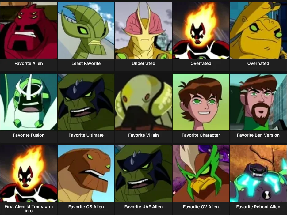 About Me: Ben 10