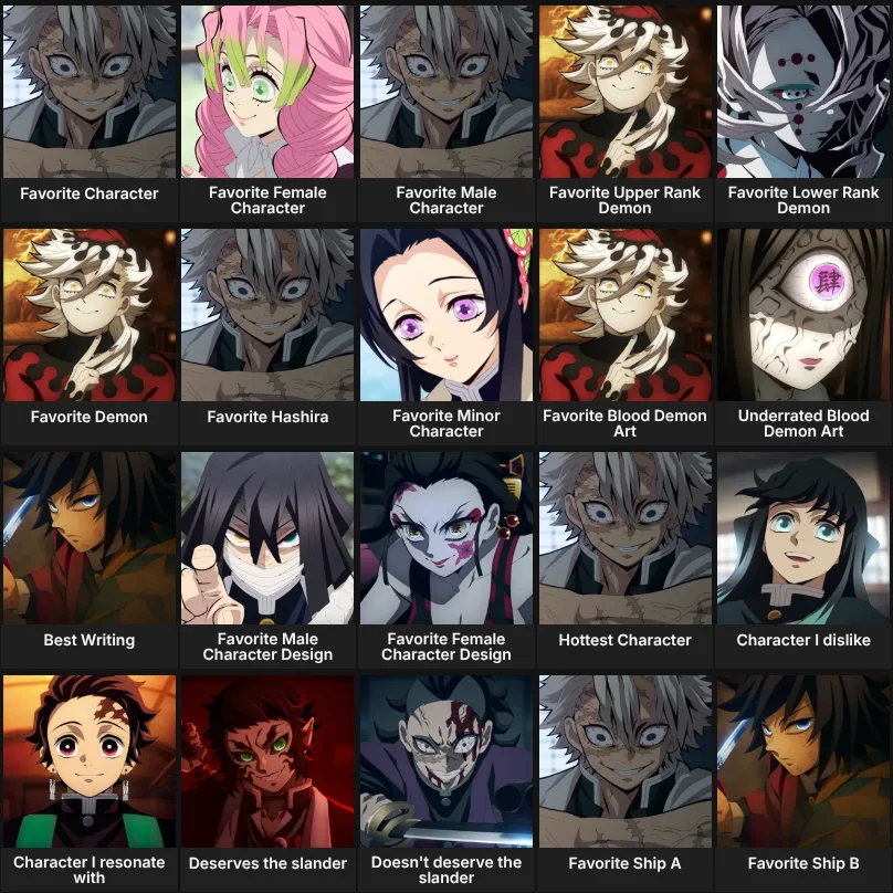 Demon Slayer: About Me