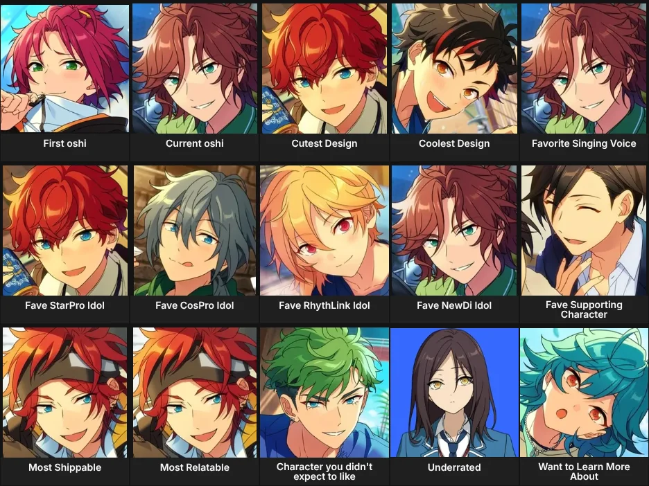 Enstars Faves