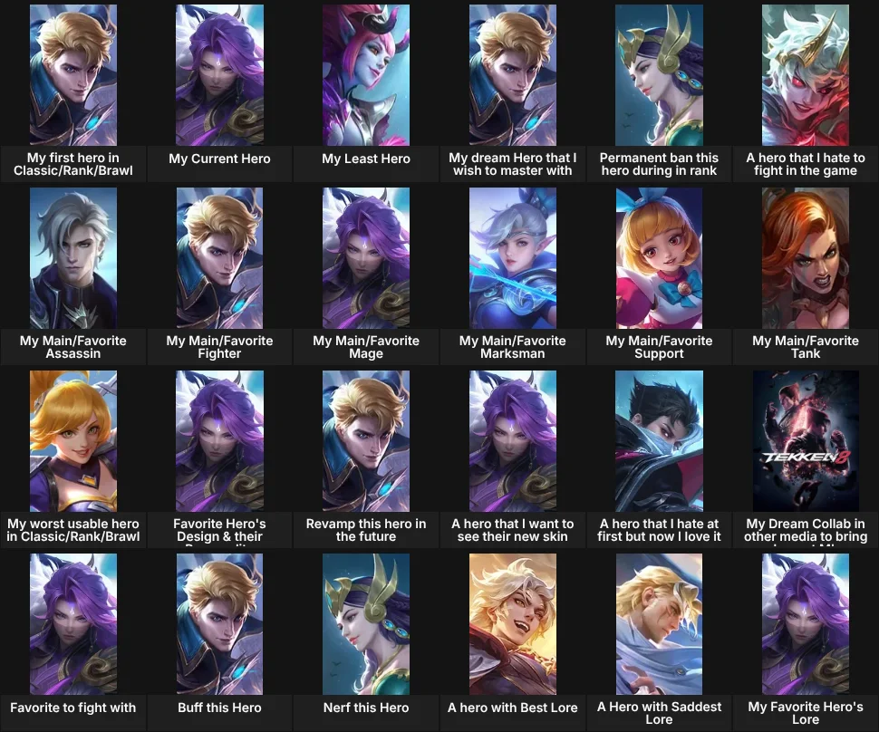 About Me: Mobile Legends: Bang Bang