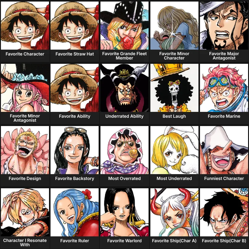 One piece characters
