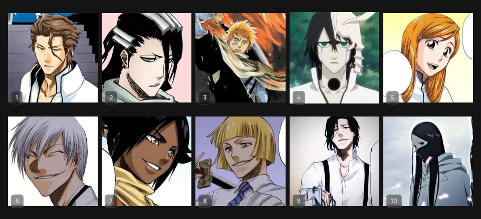 Bleach top 10